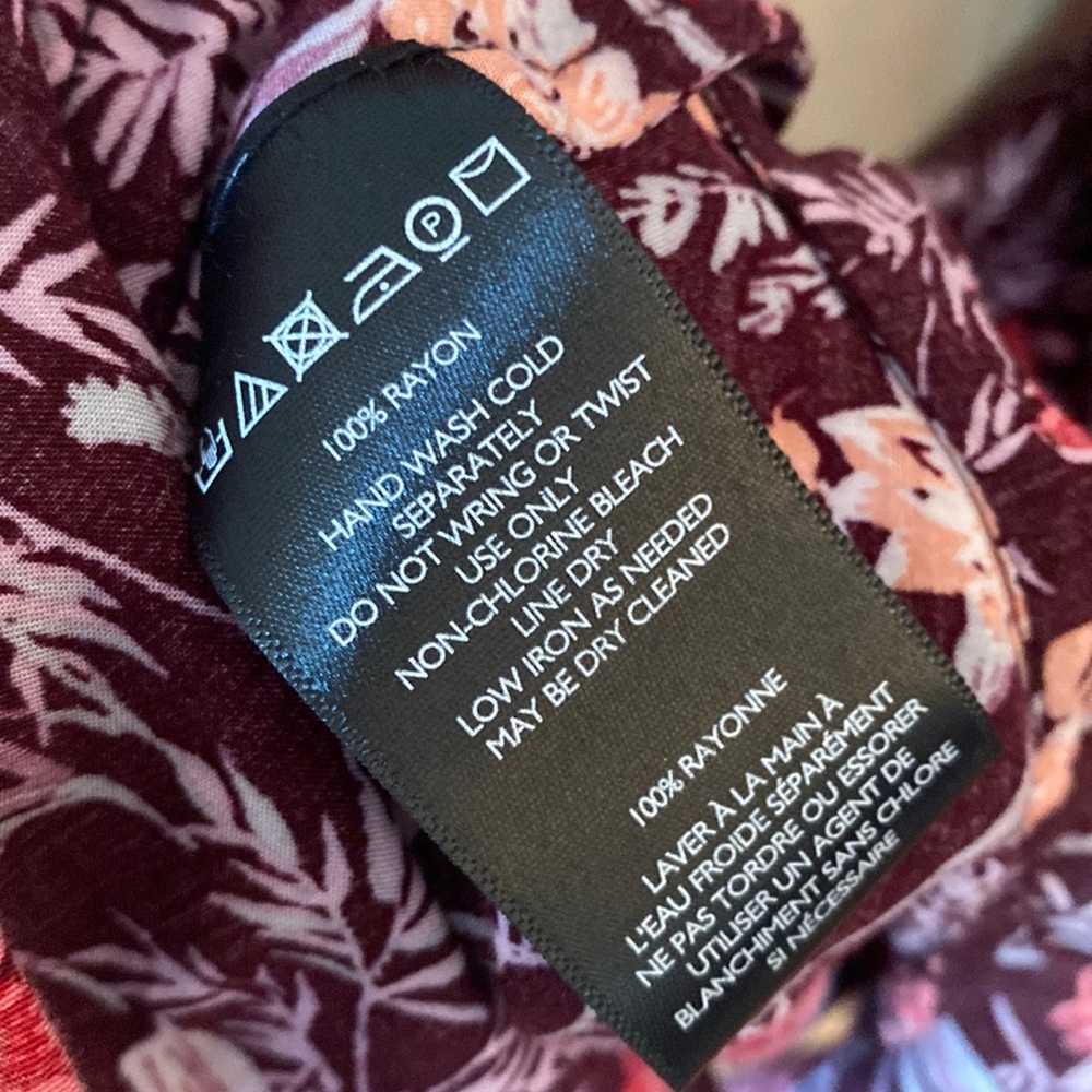 Kimchi Blue Floral Burgundy & Pink Halter Sundress - Picture 6 of 8